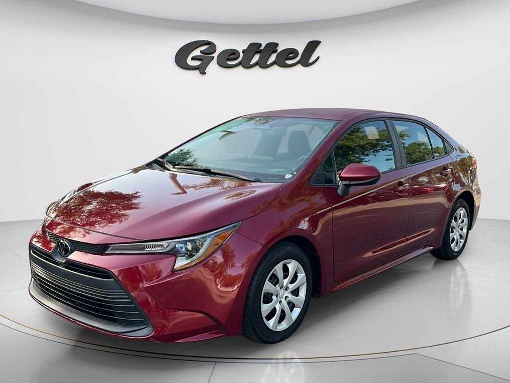 Certified Used 2024 Red Toyota LE image 1