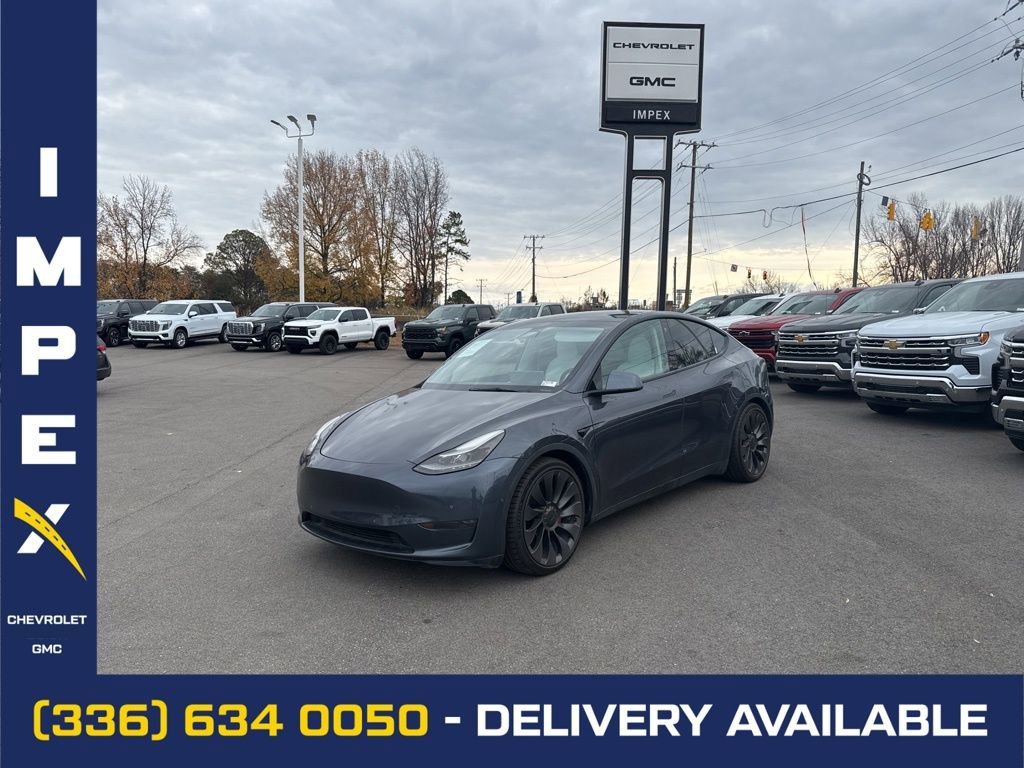Black (Charcoal) 2021 Tesla Model Y Performance AWD SUV / Crossover All-Wheel Drive