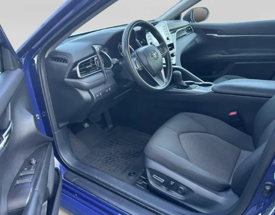 Used 2024 Reservoir Blue Toyota LE image 5