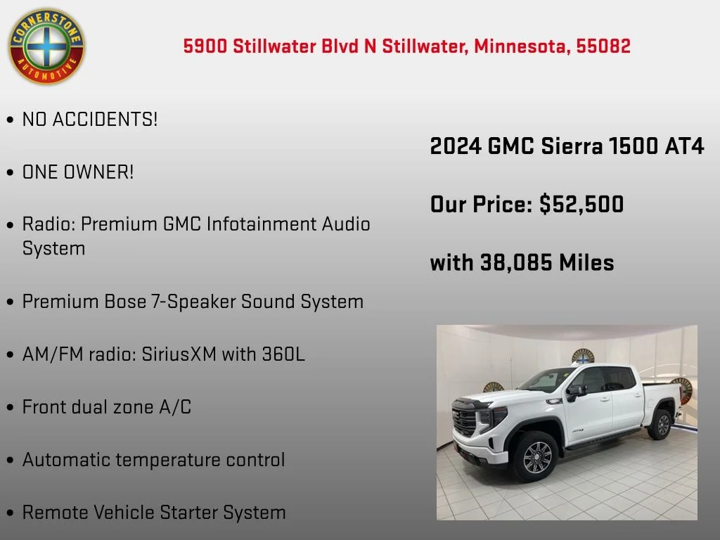 Used 2024 White GMC AT4 image 15
