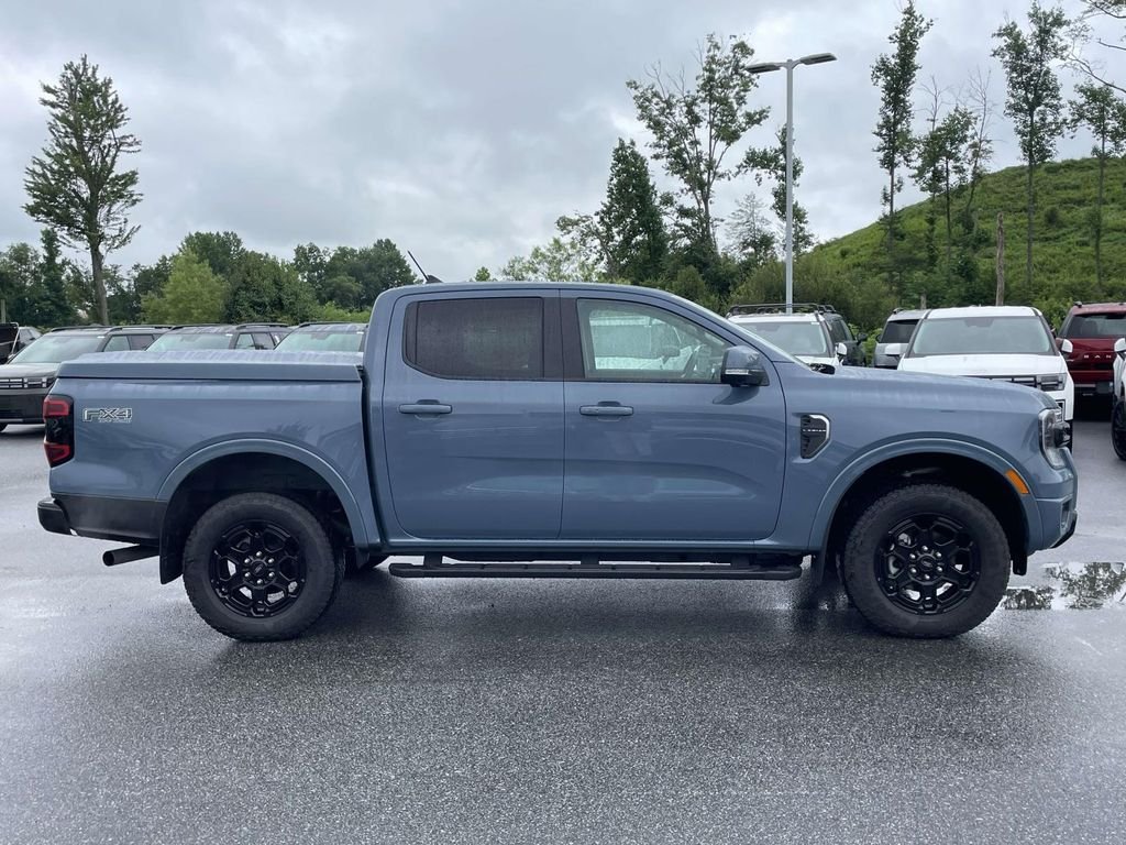 Used 2025 Azure Gray Metallic Tri-Coat Ford LARIAT image 32