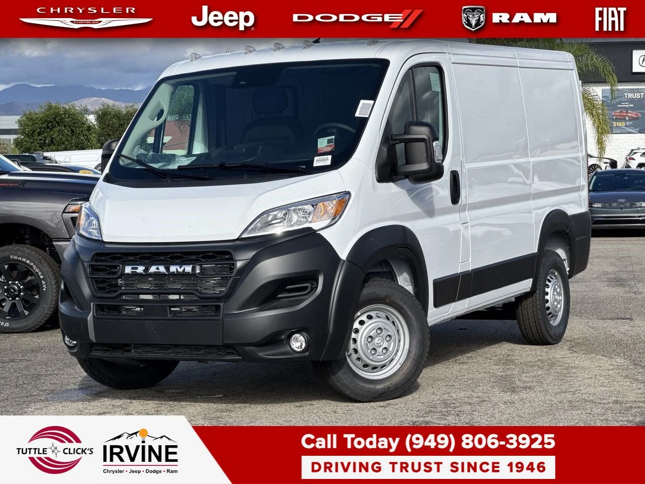 New 2027 Bright White Clearcoat RAM Tradesman image 1