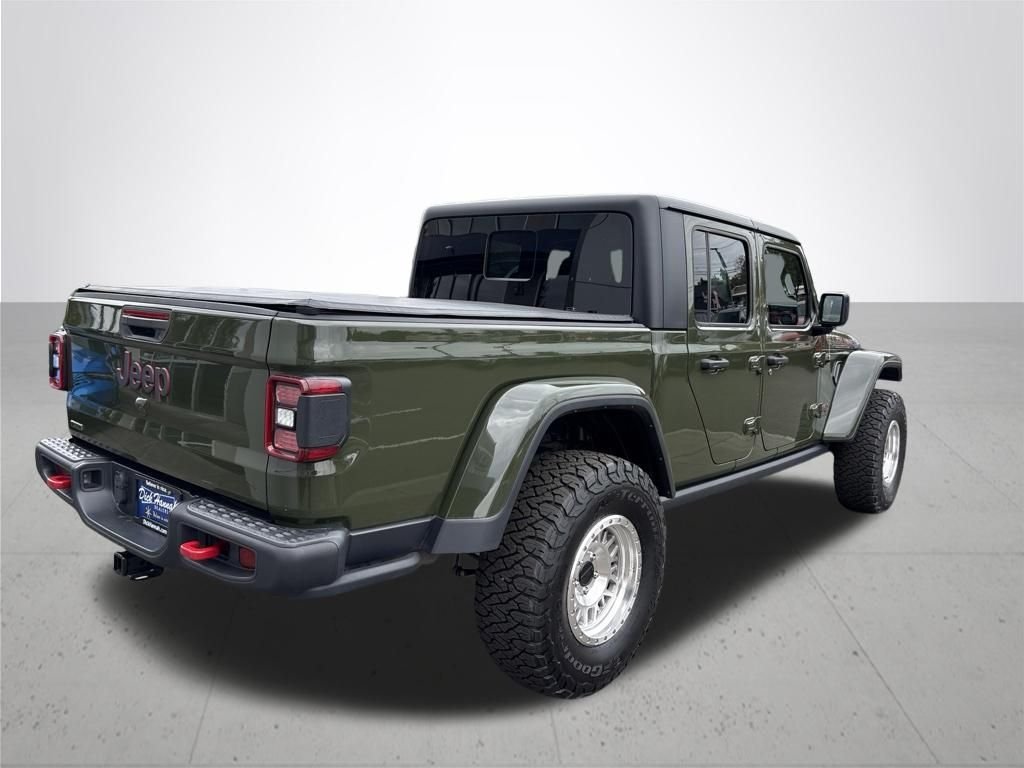 Used 2022 Green Clearcoat Jeep Rubicon image 6