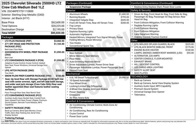 Used 2025 Gray Chevrolet LTZ image 24