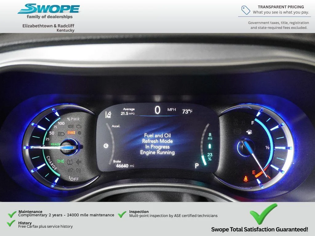 Used 2024 Bright White Clearcoat Chrysler Hybrid S Appearance Pkg image 20