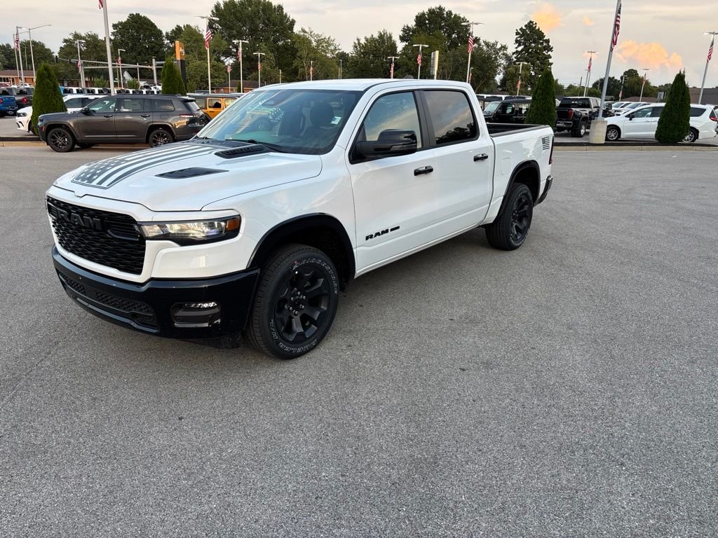 New 2026 Bright White Clear-Coat Exterior Paint RAM Big Horn/Lone Star image 2