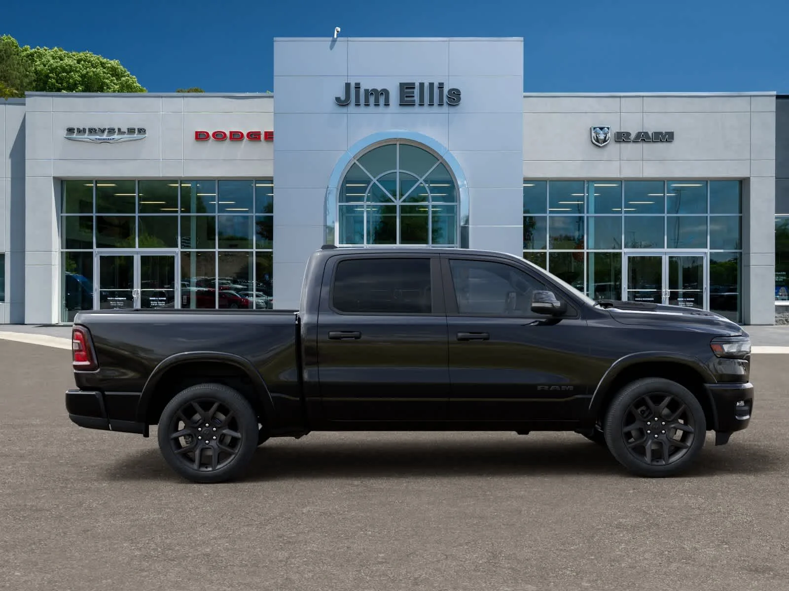 New 2026 Diamond Black Crystal Pearl-Coat Exterior Paint RAM Laramie image 21
