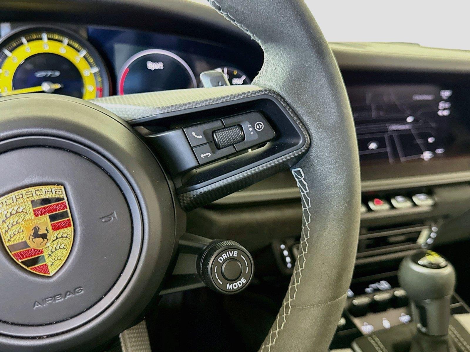 Used 2022 Racing Yellow Porsche GT3 | PCCB | PDLS+ | Matte Carbon Trim | Exclusive Design Taillights image 23