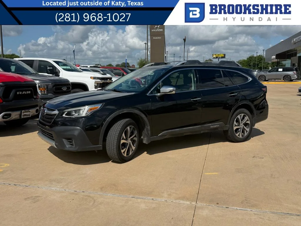 Used 2020 Crystal Black Silica Subaru Touring image 1