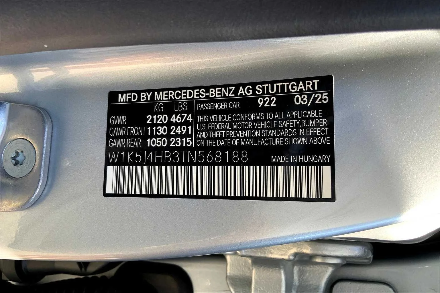 Certified Used 2026 Cirrus Silver Metallic Mercedes-Benz CLA 250 image 25