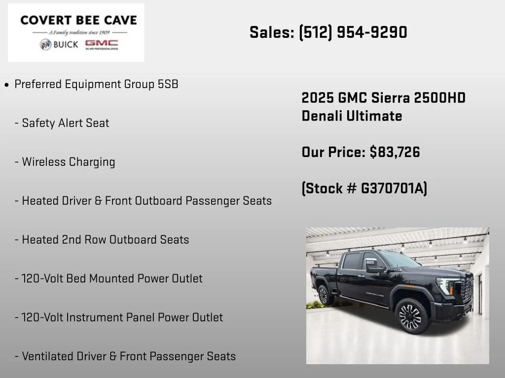 Certified Used 2025 Onyx Black GMC Denali Ultimate image 19