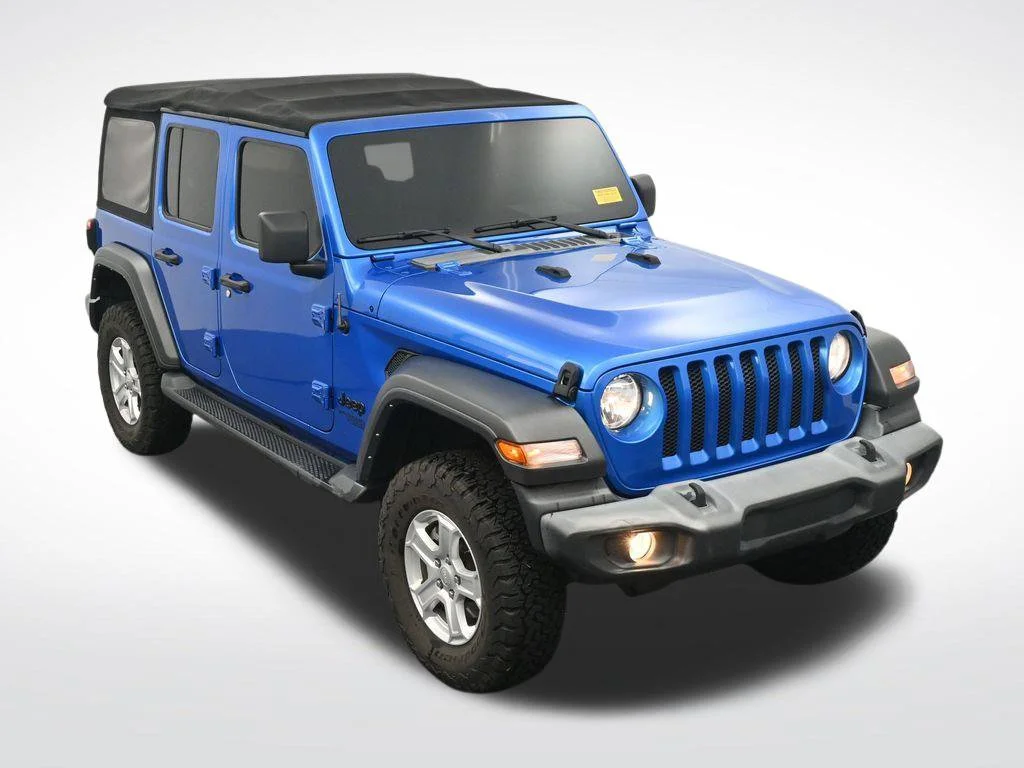 Used 2021 Blue Jeep Unlimited Sport S image 23