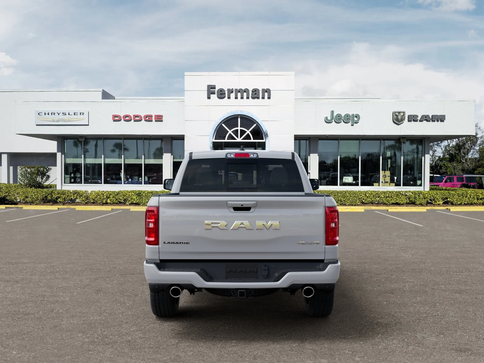 New 2026 Bright White Clear-Coat Exterior Paint RAM Laramie image 39