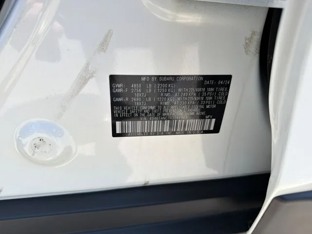 Certified Used 2024 White Subaru Limited image 30