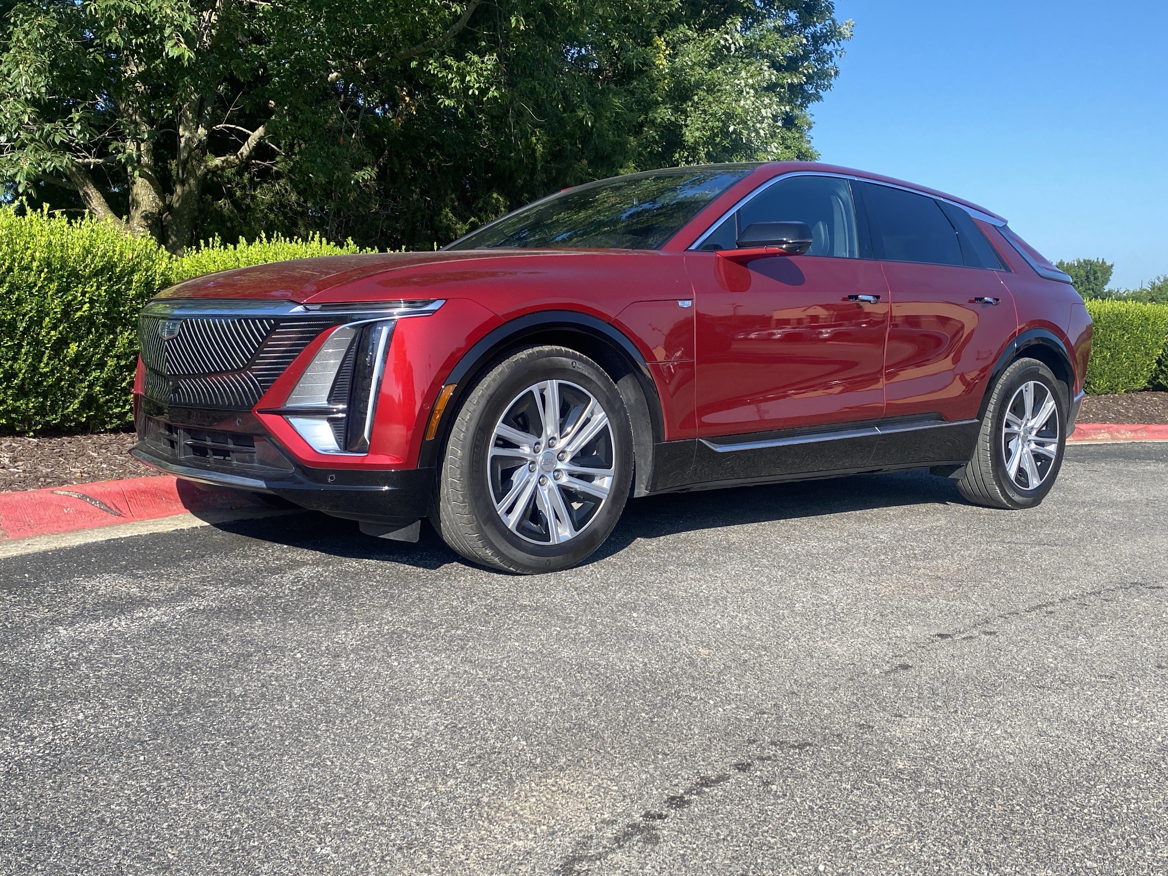 Certified Used 2024 Radiant Red Tintcoat Cadillac Tech image 11