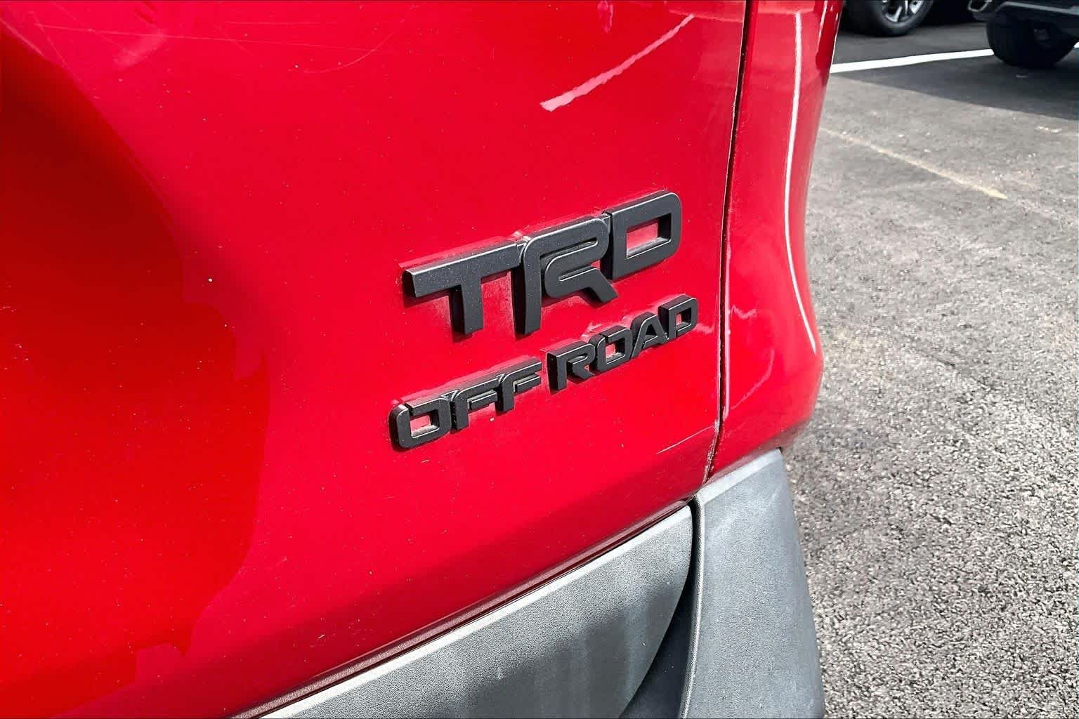 Used 2023 Ruby Flare Pearl Toyota TRD Off Road image 10