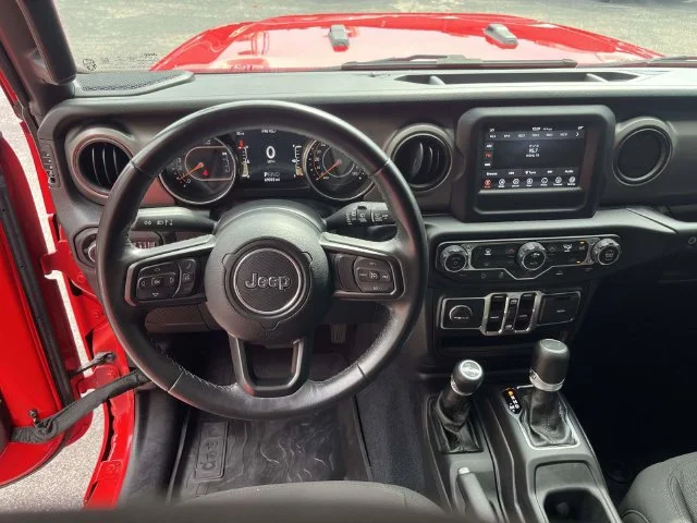 Used 2022 Red Jeep Unlimited Willys image 17