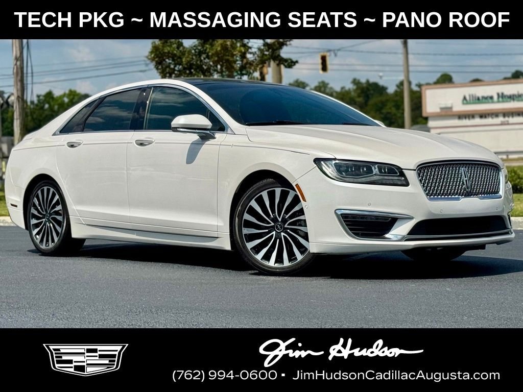 White 2018 Lincoln MKZ Hybrid Sedan Front-Wheel Drive