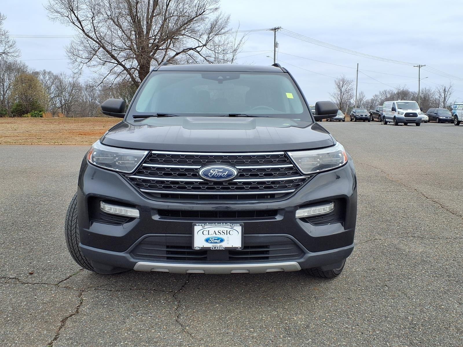 Used 2021 Agate Black Metallic Ford XLT image 8