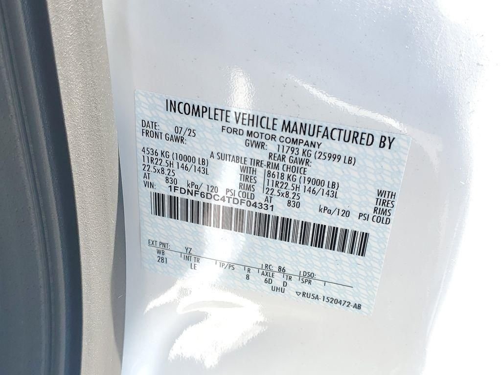 New 2026 Oxford White Ford F-650 Diesel Straight Frame image 31