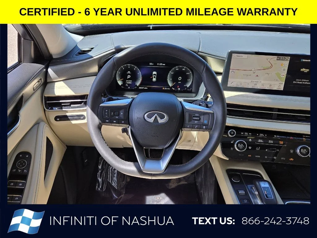 Certified Used 2023 Blue INFINITI LUXE image 13