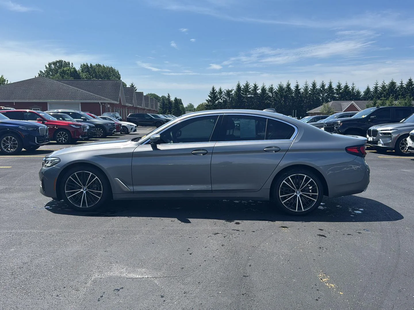 Used 2023 Skyscraper Gray Metallic BMW 540i xDrive image 7