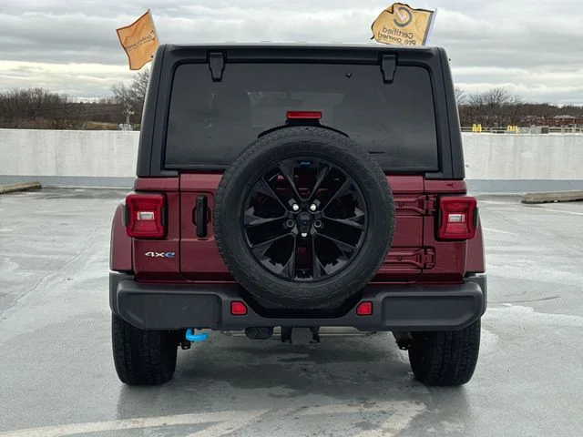 Used 2022 Red Jeep Unlimited Sahara 4xe image 6