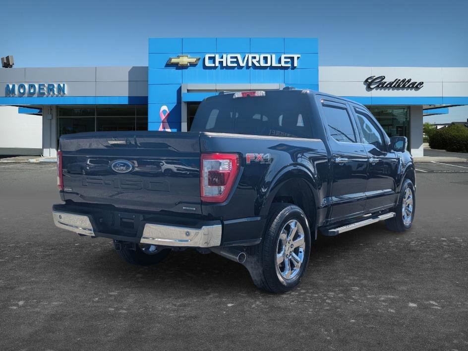 Used 2023 Antimatter Blue Metallic Ford LARIAT image 5