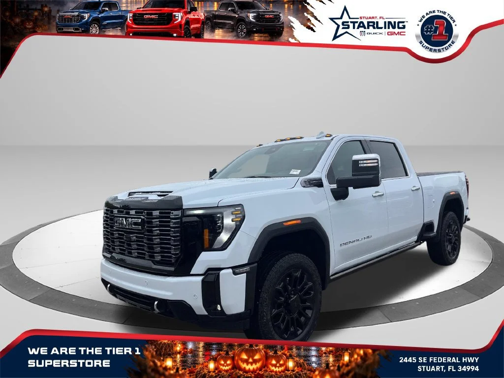 New 2026 Glacier White Tricoat GMC Denali Ultimate image 1