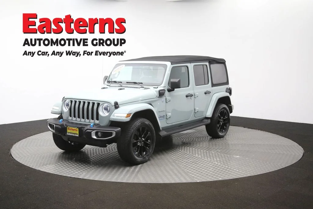 Used 2023 Gray Jeep Sahara 4xe image 55