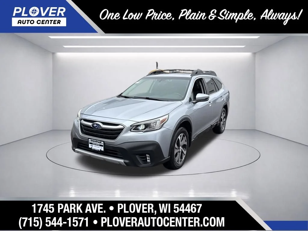 Used 2021 Ice Silver Metallic Subaru Limited image 1