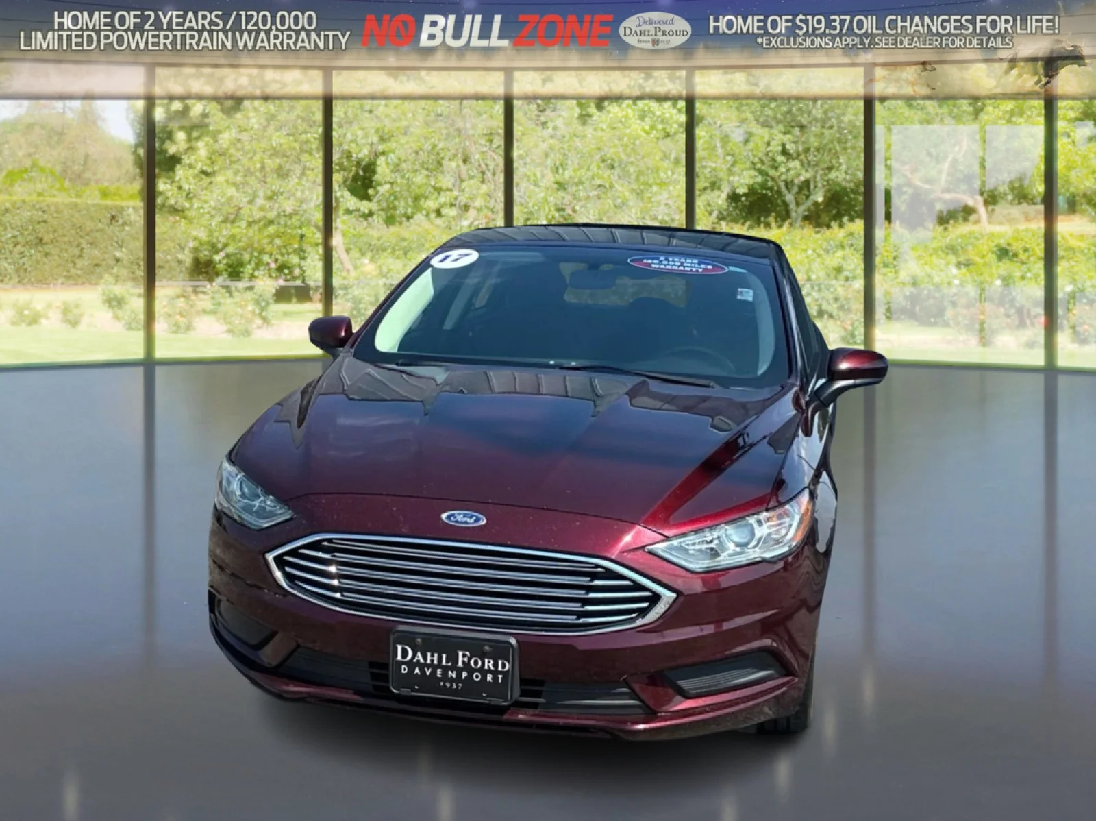 Used 2017 Burgundy Velvet Metallic Tinted Clearcoat Ford SE image 8