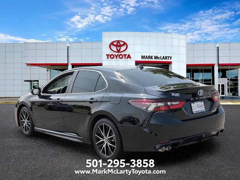 Used 2022 Midnight Black Metallic TOYOTA HYBRID SE CVT image 3