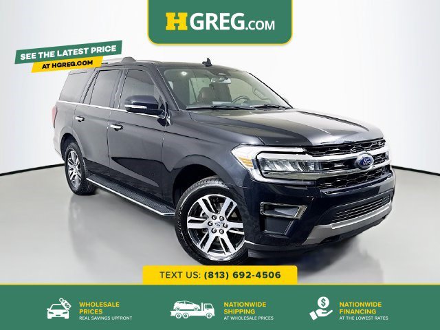 Used 2023 Agate Black Metallic Ford Limited image 1