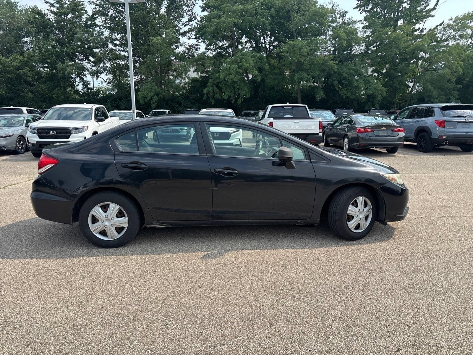 Used 2013 Crystal Black Pearl Honda LX image 22