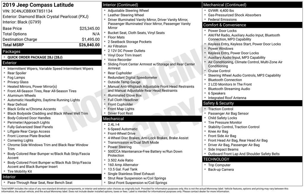 Used 2019 Black Jeep Latitude image 4