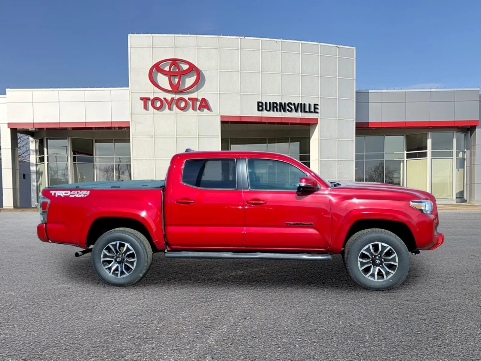 Certified 2020 Toyota Tacoma TRD Sport with VIN 3TMCZ5AN1LM344612 for sale in Burnsville, Minnesota