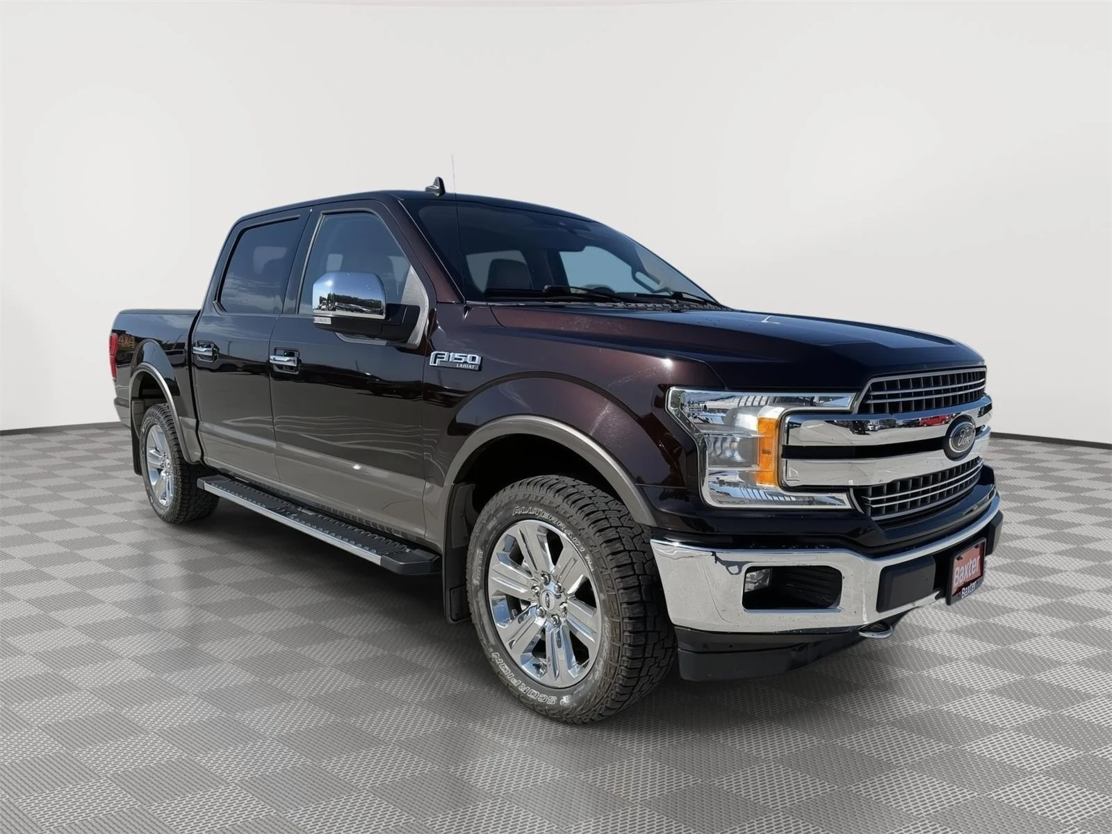 Used 2019 Magma Red/Stone Gray Ford LARIAT image 1