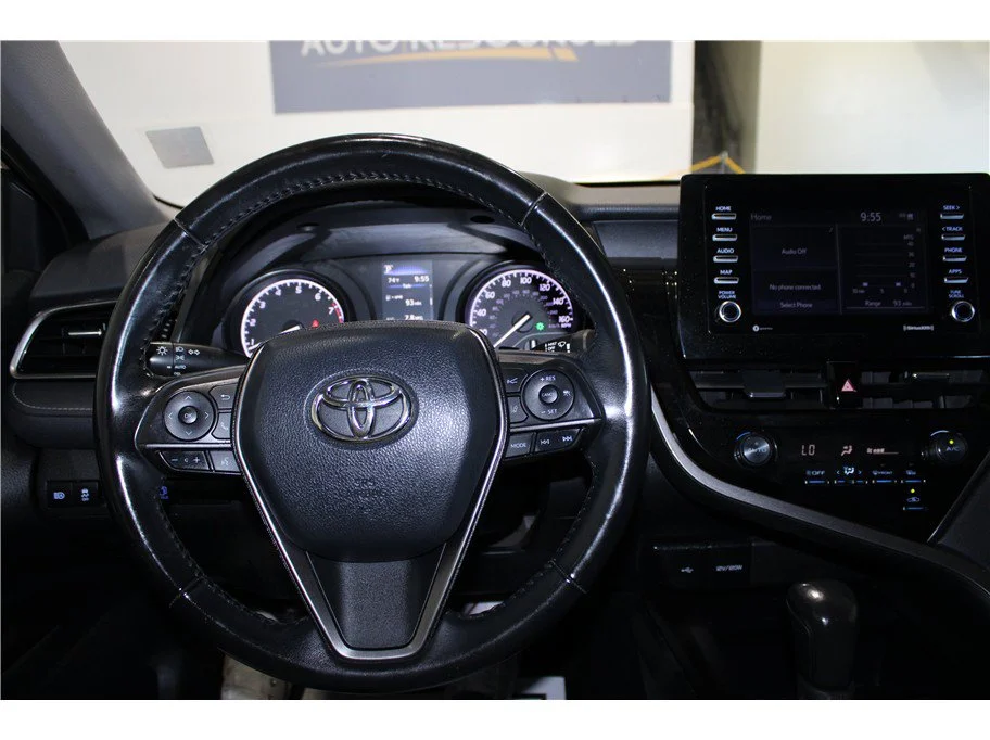 Used 2021 Blue Toyota SE Sedan 4D image 32