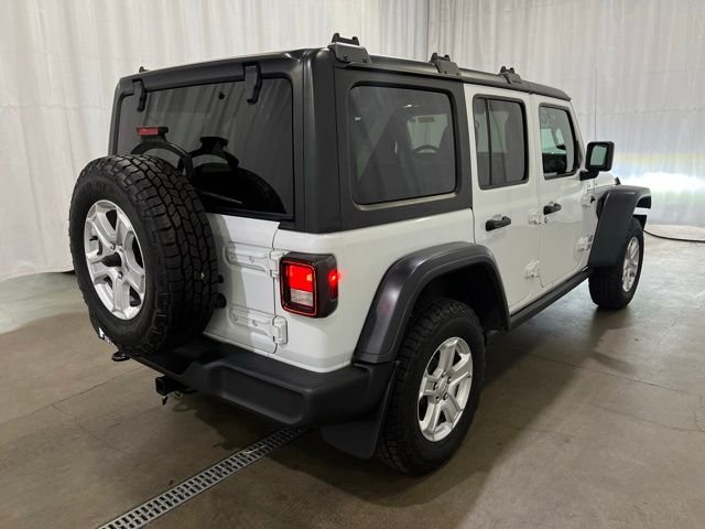 Used 2020 White Jeep Unlimited Sport S image 4