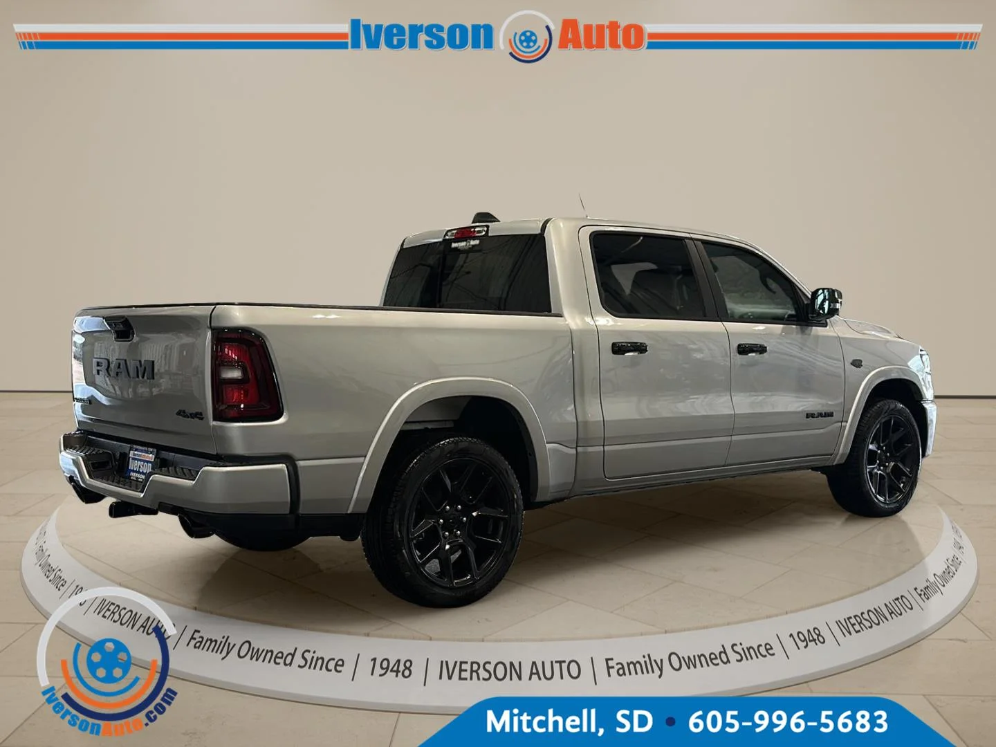 New 2027 Silver Zynith Exterior Paint RAM LARAMIE 4X4 CREW CAB 5