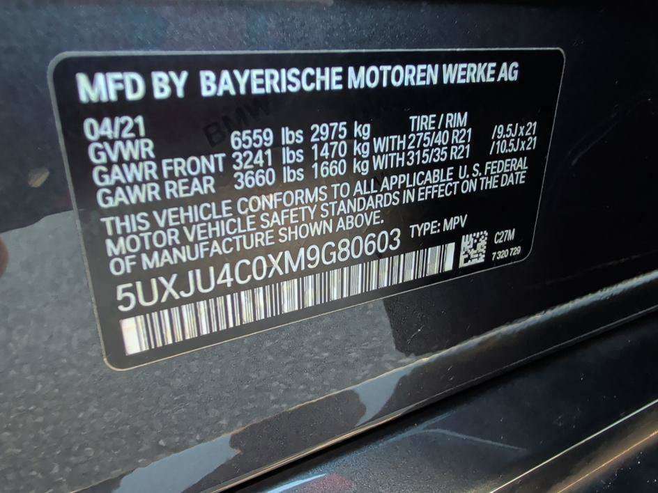 Used 2021 Arctic Gray Metallic BMW M50i image 32