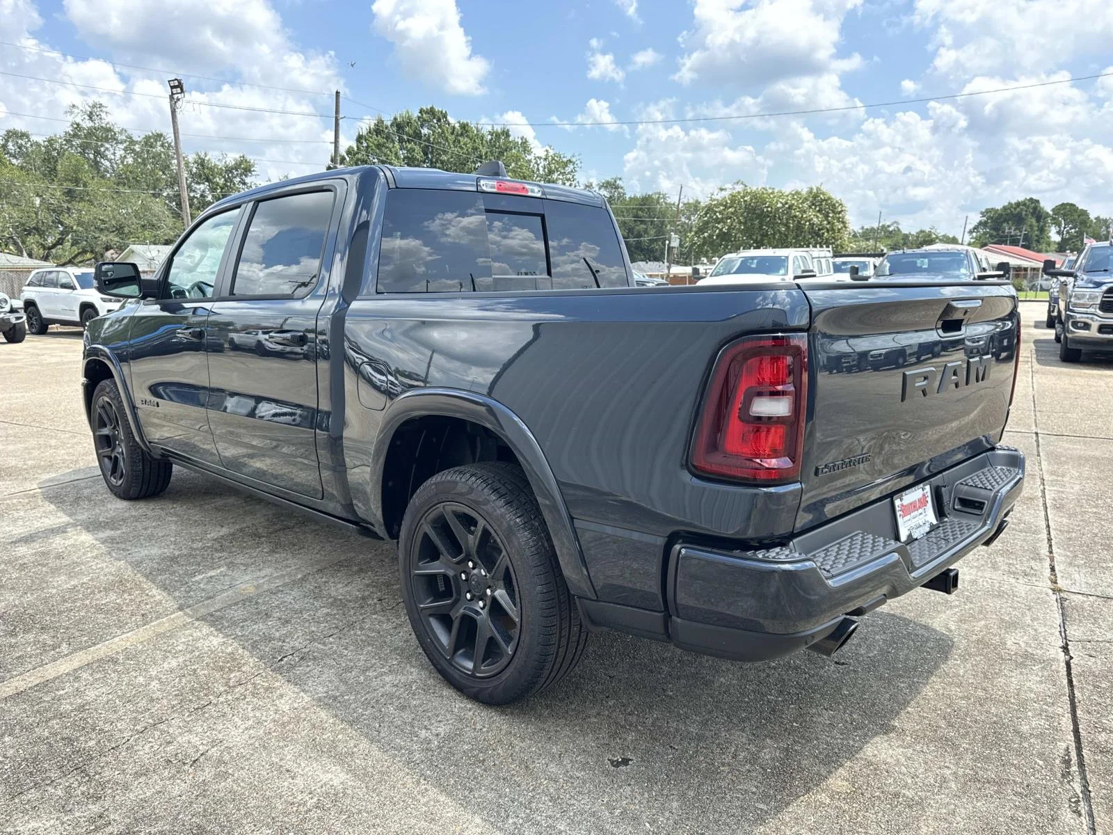 New 2026 Forged Blue Metallic Exterior Paint RAM Laramie image 4