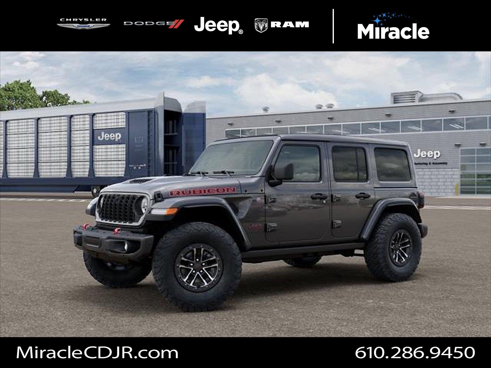 New 2027 Granite Crystal Metallic Clear-Coat Paint Jeep Rubicon X image 1