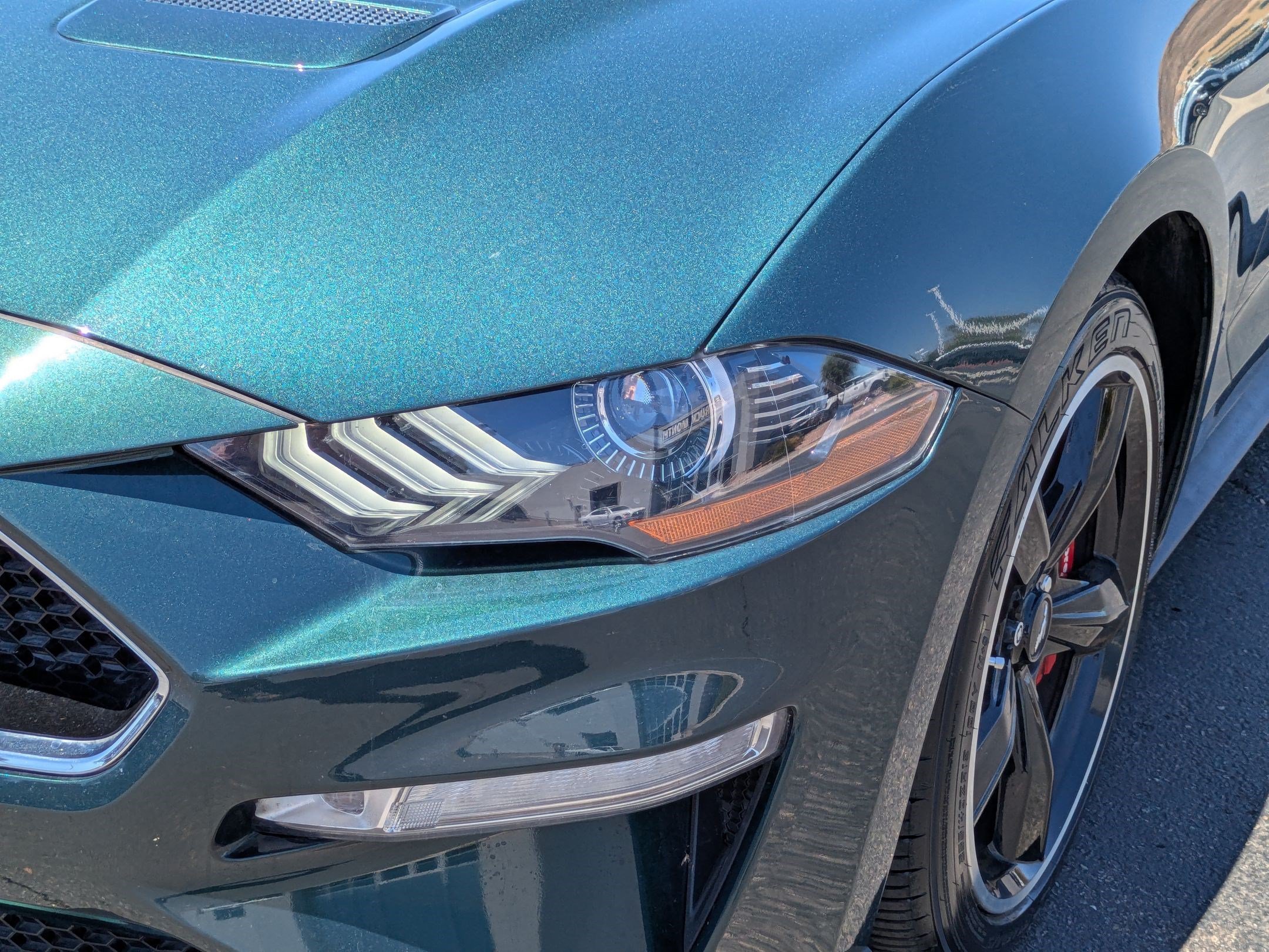 Used 2020 Dark Highland Green Metallic Ford Bullitt image 9