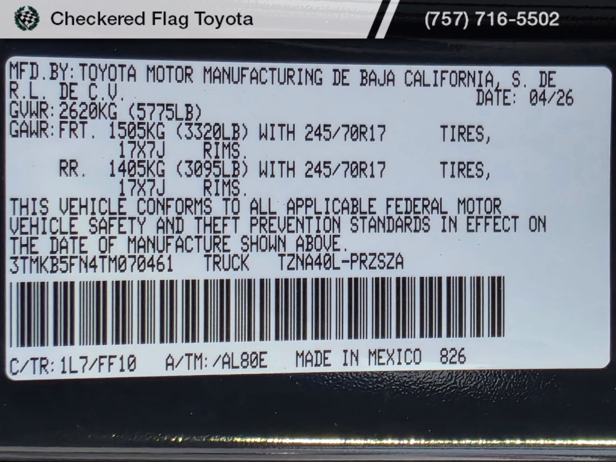 Used 2026 Underground Toyota SR5 image 22