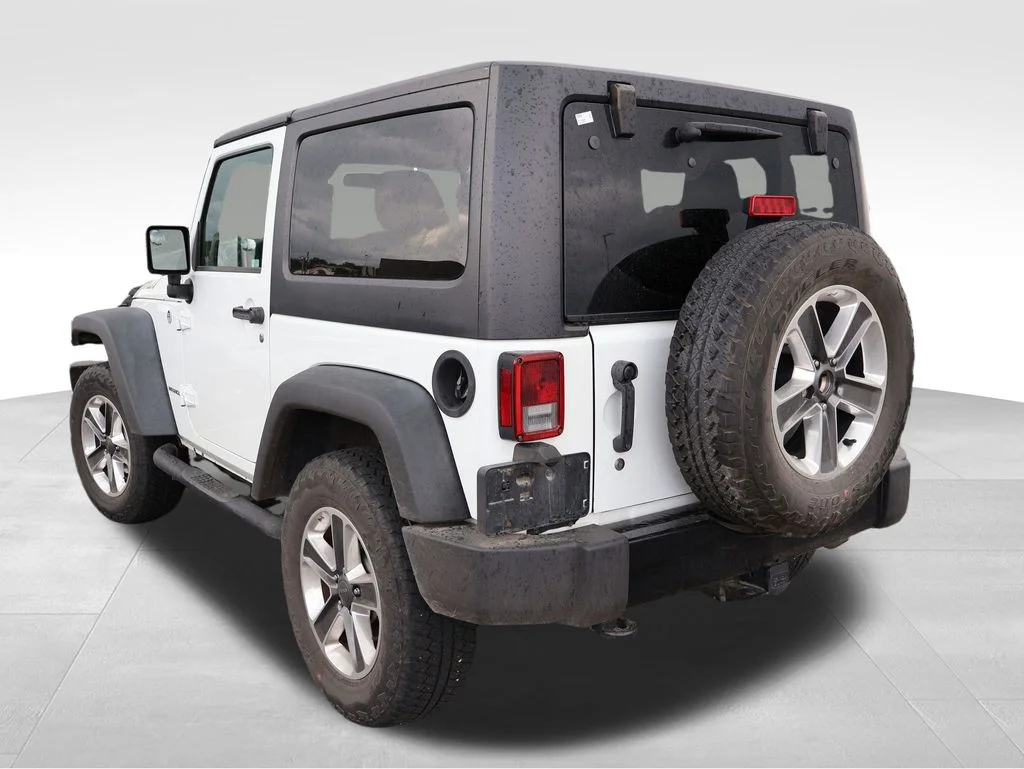 Used 2017 Bright White Clearcoat Jeep Willys Wheeler image 18