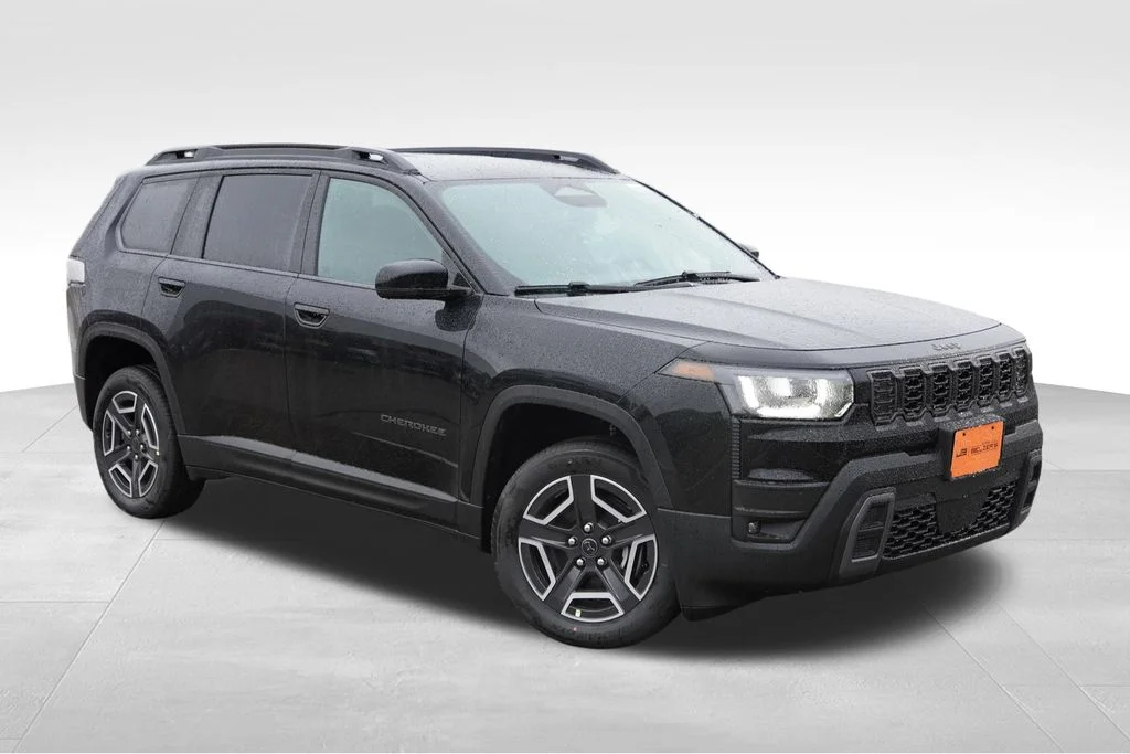 New 2026 Diamond Black Crystal Pearlcoat Jeep Limited image 1