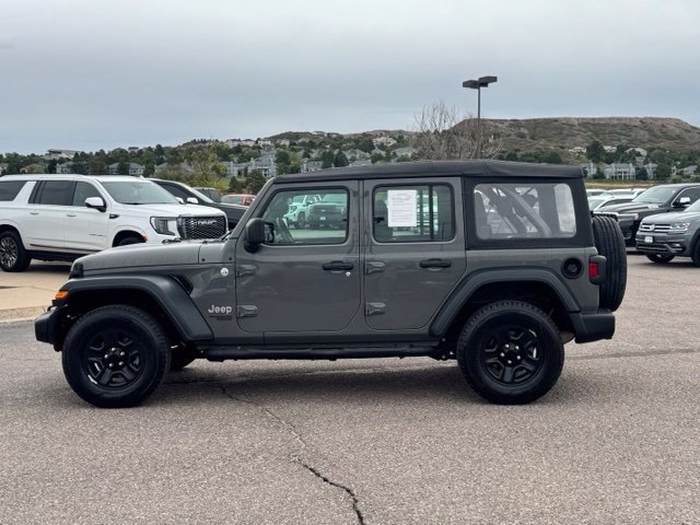 Used 2020 Gray Jeep Sport 4x4 image 2