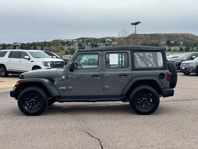 Used 2020 Gray Jeep Sport 4x4 image 2